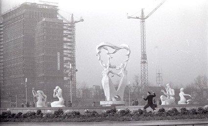 武林广场仙女喷水池